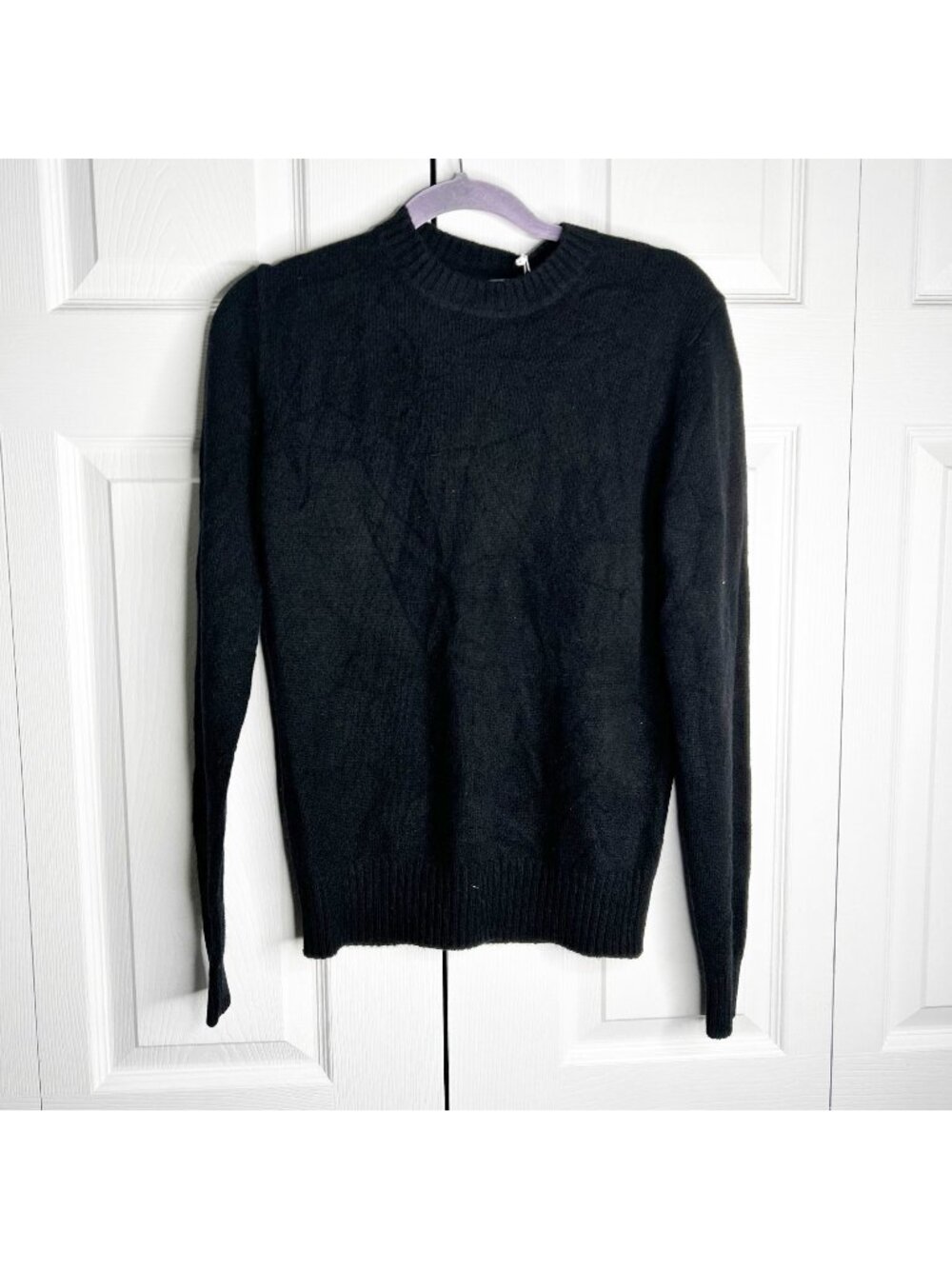 Everlane Black Cashmere Crewneck Knit Sweater Women's Size XX-Small XXS NWT